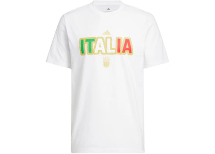 adidas FIFA World Cup 2026 Italy Home Graphic Tee White - product view 2