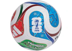 adidas FIFA World Cup 2026 League Ball White/Royal Blue/Solar Blue/Power Red - vue 360