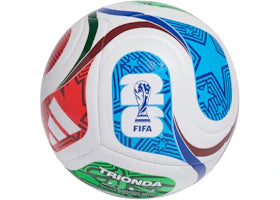 adidas FIFA World Cup 2026 Trionda Ball White/Royal Blue/Solar Blue/Power Red - vue 360