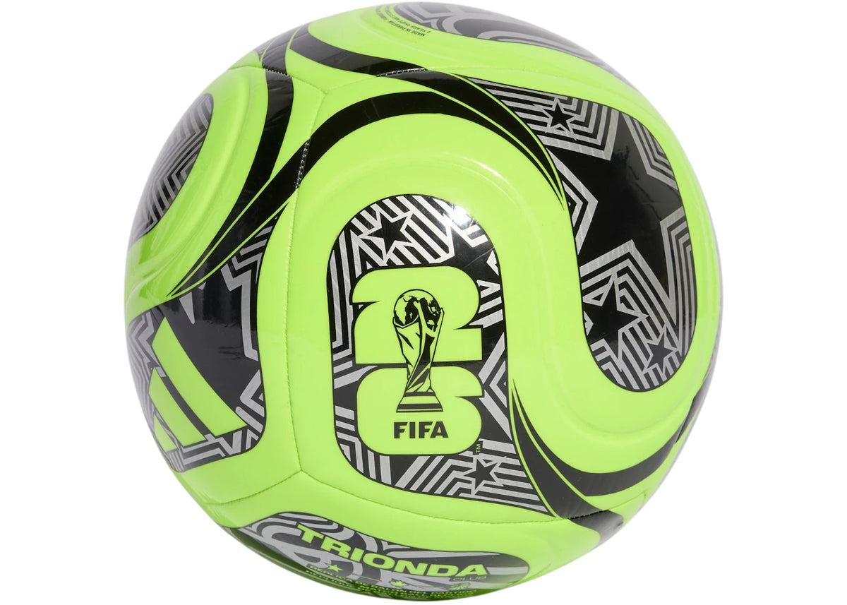 adidas FIFA World Cup 2026 Trionda Club Ball Lucid Lemon/Black/Silver Metallic - vue secondaire A