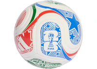 adidas FIFA World Cup 2026 Trionda Club Ball White/Vivid Red/Glow Blue/Green