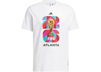 adidas FIFA World Cup 26 Host City Atlanta Graphic T-Shirt White