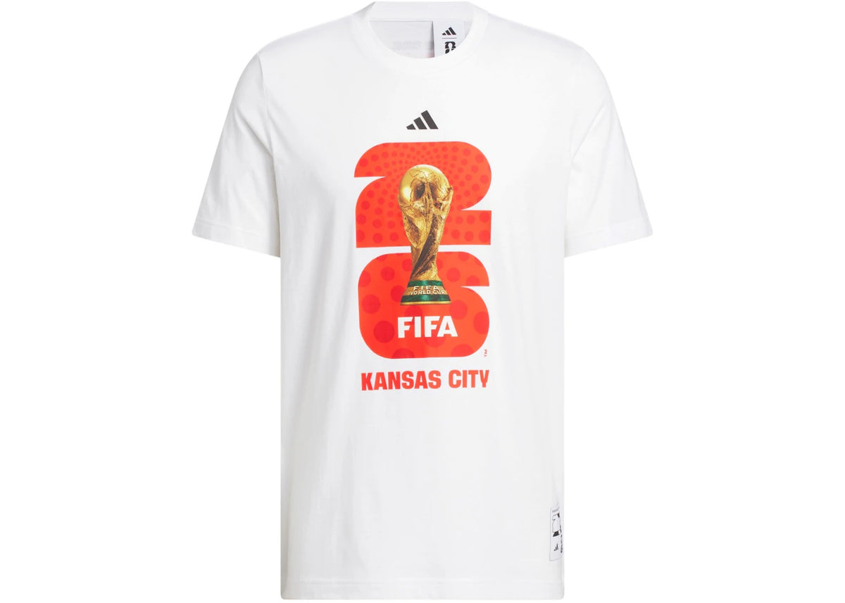 adidas FIFA World Cup 26 Host City City Graphic T-Shirt White - vue secondaire A