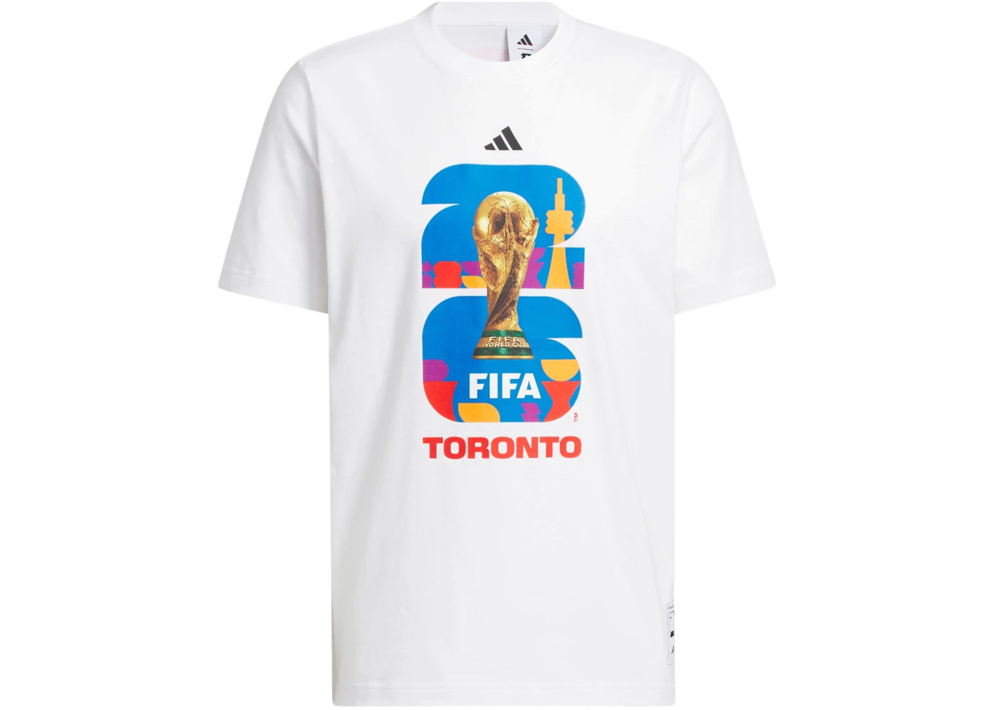 adidas FIFA World Cup 26 Host City Toronto Graphic T-Shirt White - vue secondaire A