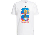 adidas FIFA World Cup 26 Host City Toronto Graphic T-Shirt White