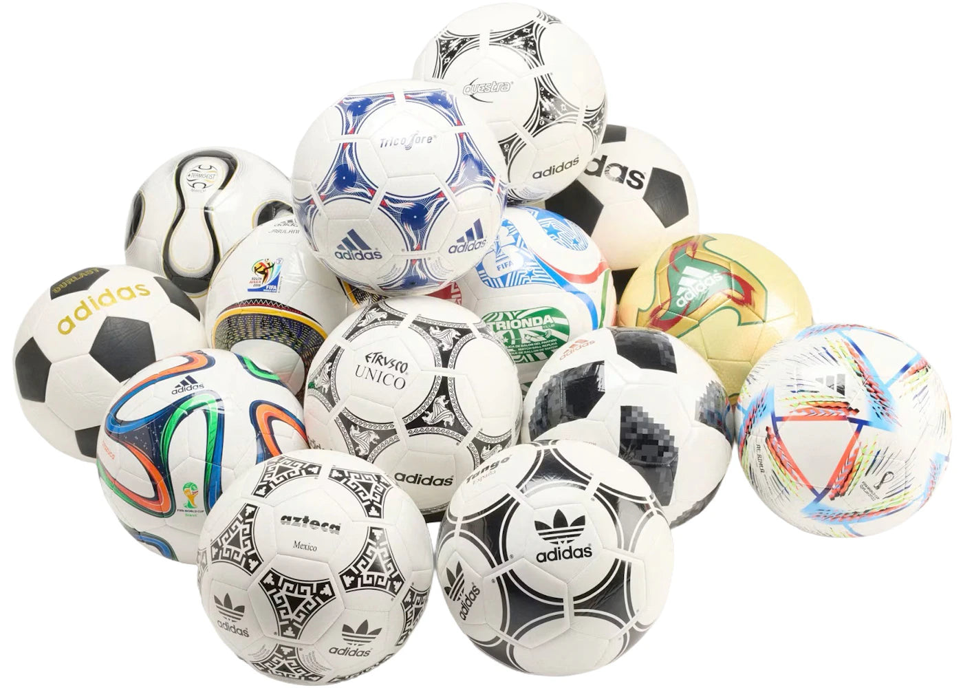 adidas FIFA World Cup Historical Club Ball Set - vue secondaire B