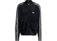 adidas Faux Mohair Classic Tracktop Black Off White
