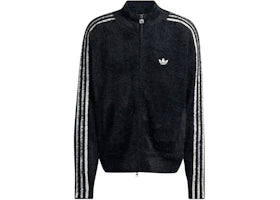 adidas Faux Mohair Classic Tracktop Black Off White
