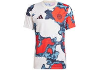 adidas Fc Bayern 24/25 Pre-Match Jersey Red Team Power Red 2 Light Aqua Linen