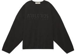 adidas Fear Of God Athletics Suede Fleece Crewneck Black - product view 2