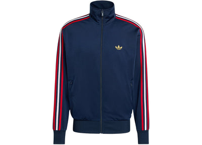adidas Firebird Track Top Night Indigo Better Scarlet White