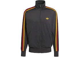 adidas Firebird Track Top Utility Black Collegiate Gold Team Power Red Black