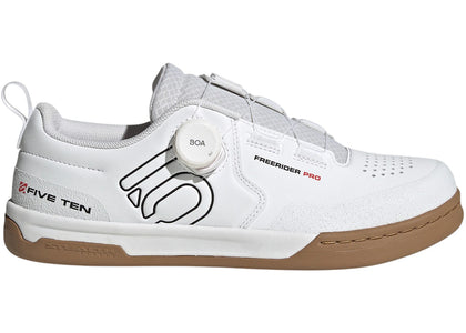 adidas Five Ten Freerider Pro BOA Cloud White Core Black Red - sneakers view 2
