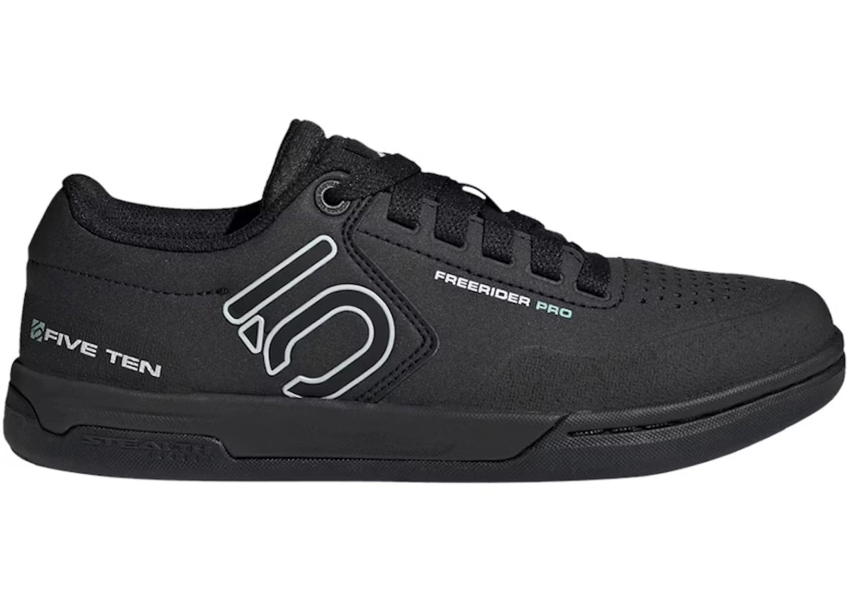 adidas Five Ten Freerider Pro Recycled Core Black Crystal White Acid Mint (Women's) - vue secondaire A