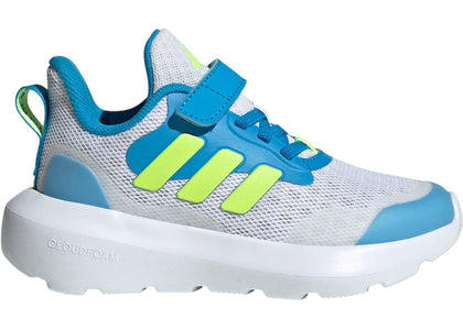 adidas Fortarun 2.0 Dash Grey Lucid Lemon Solar Blue (PS) - authentic adidas sneakers