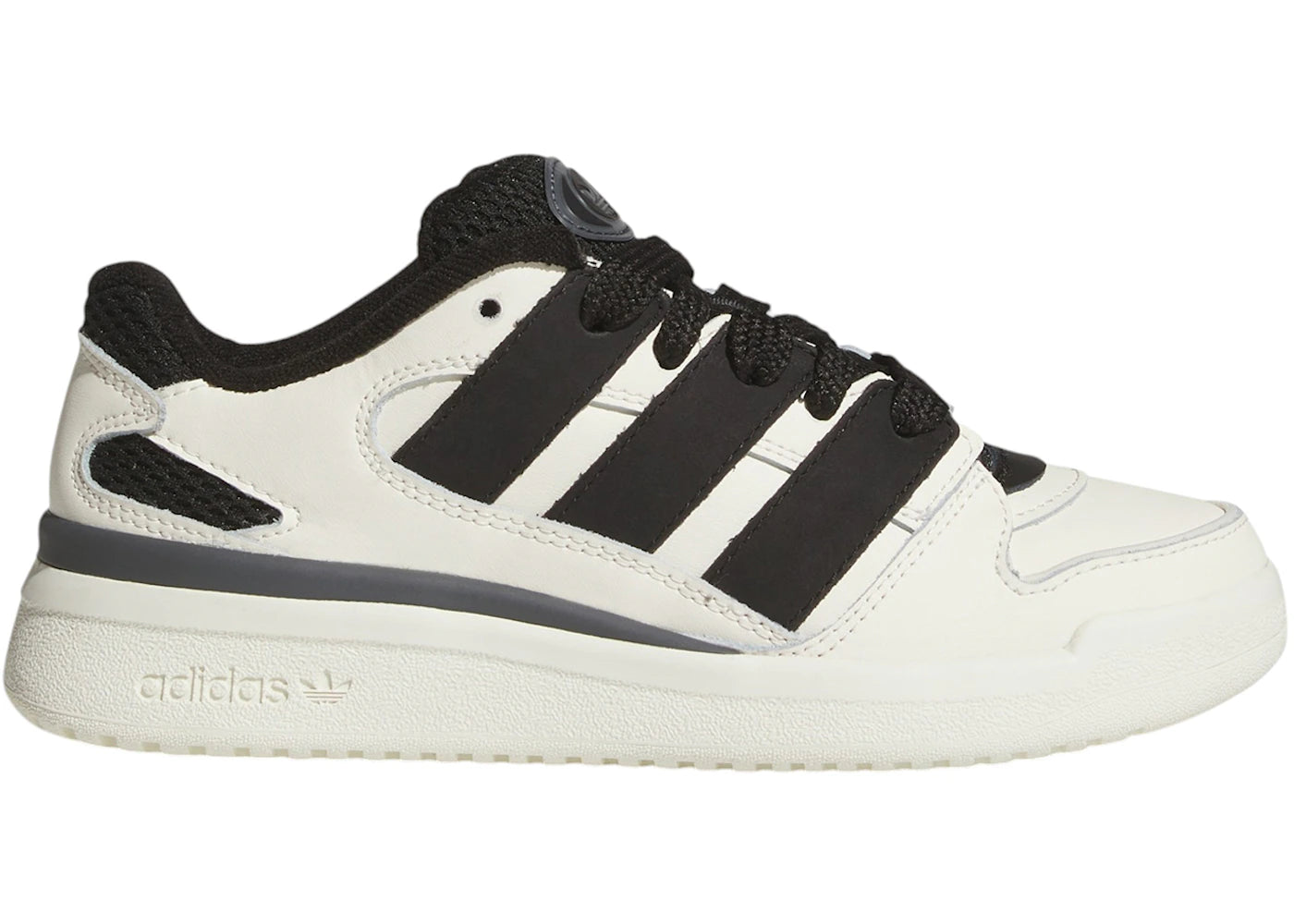 adidas Forum 2000 Off White Core Black Grey Six (GS) - vue secondaire A