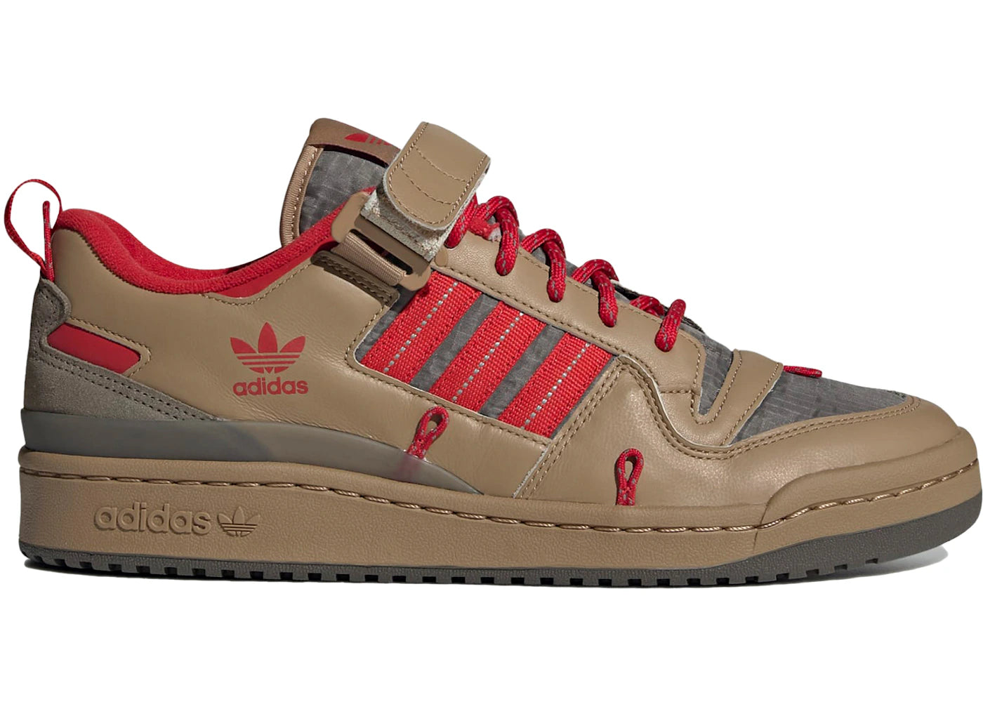 adidas Forum 84 Camp Low Cardboard Scarlet - vue secondaire A