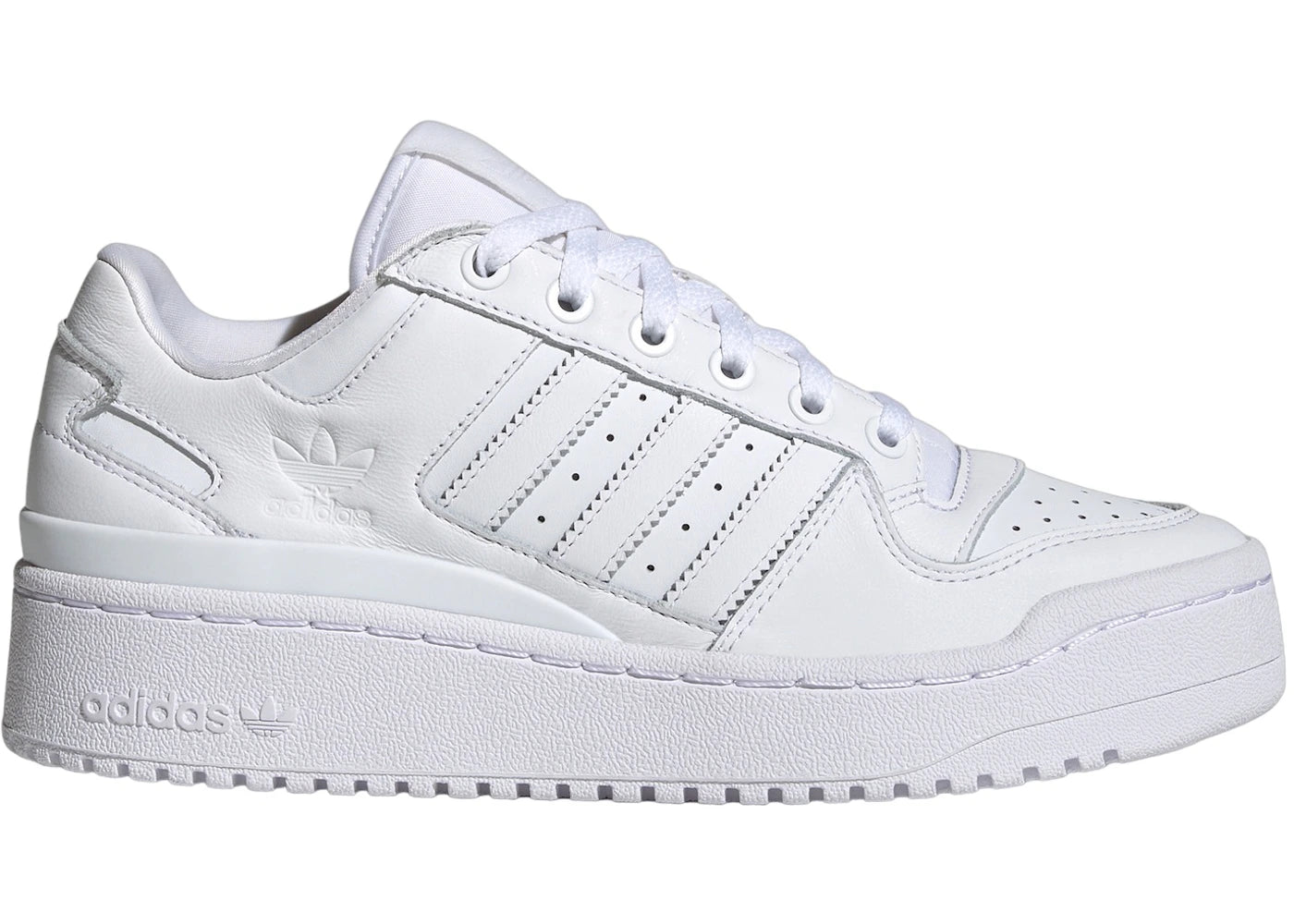 adidas Forum Bold Stripes Cloud White Core Black (Women's) - vue 360