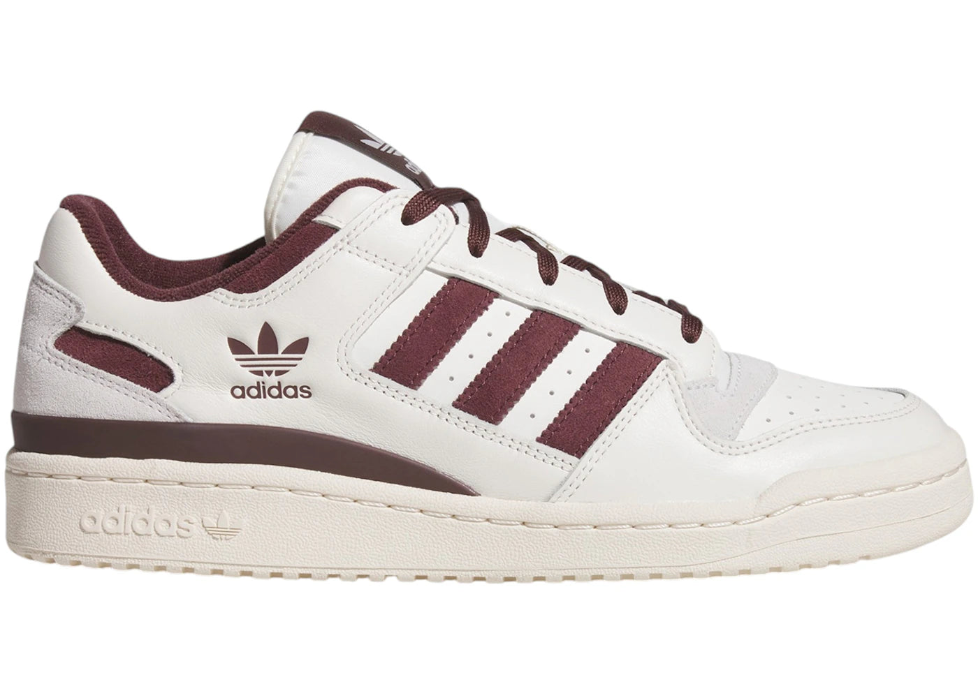 adidas Forum Low CL Cloud White Aurora Ruby Wonder White - vue 360