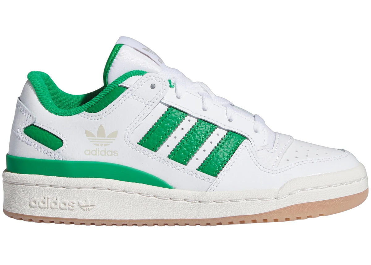 adidas Forum Low CL Cloud White Green (GS) - vue secondaire A
