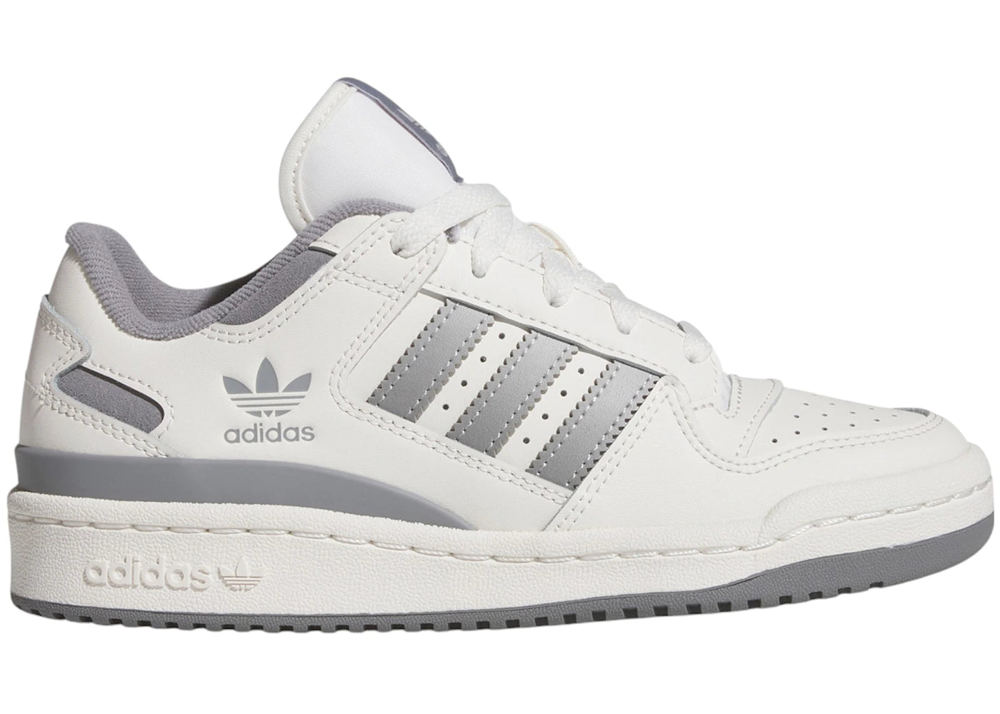 adidas Forum Low CL Cloud White Grey Three Grey Two (GS) - vue secondaire A