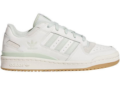 adidas Forum Low CL Cloud White Linen Green (Women's) - authentic adidas sneakers