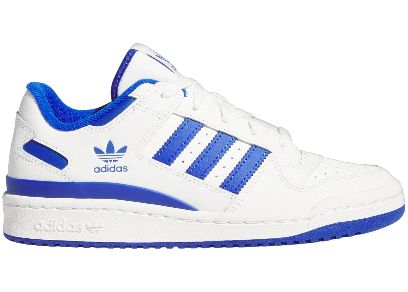 adidas Forum Low CL Cloud White Royal Blue (Women's) - vue 360