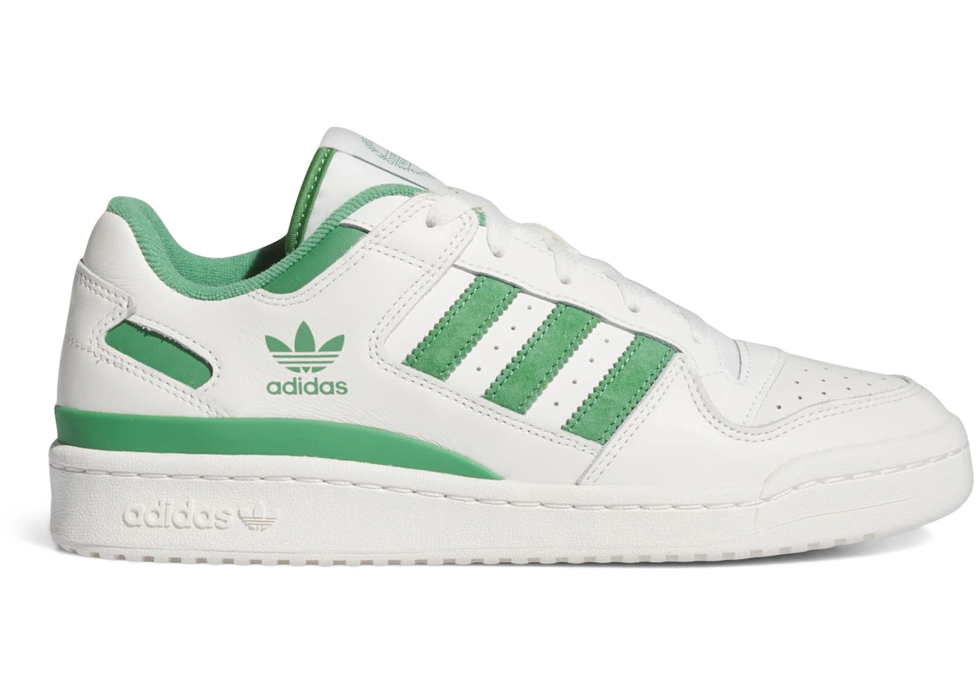 adidas Forum Low CL White Preloved Green - vue 360