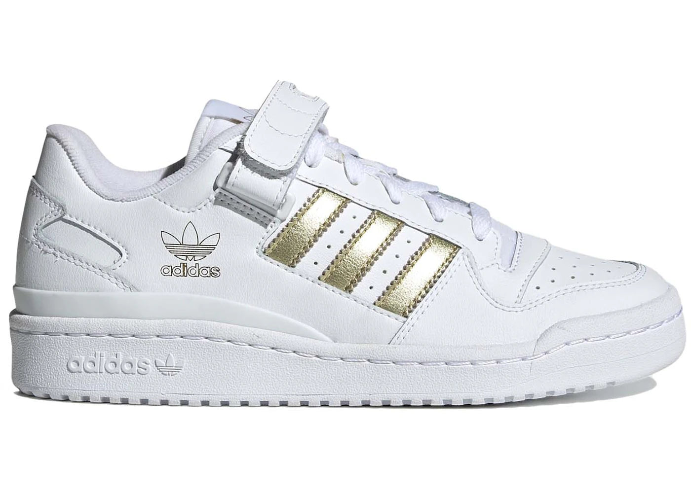 adidas Forum Low Cloud White Gold Metallic (Women's) - vue 360