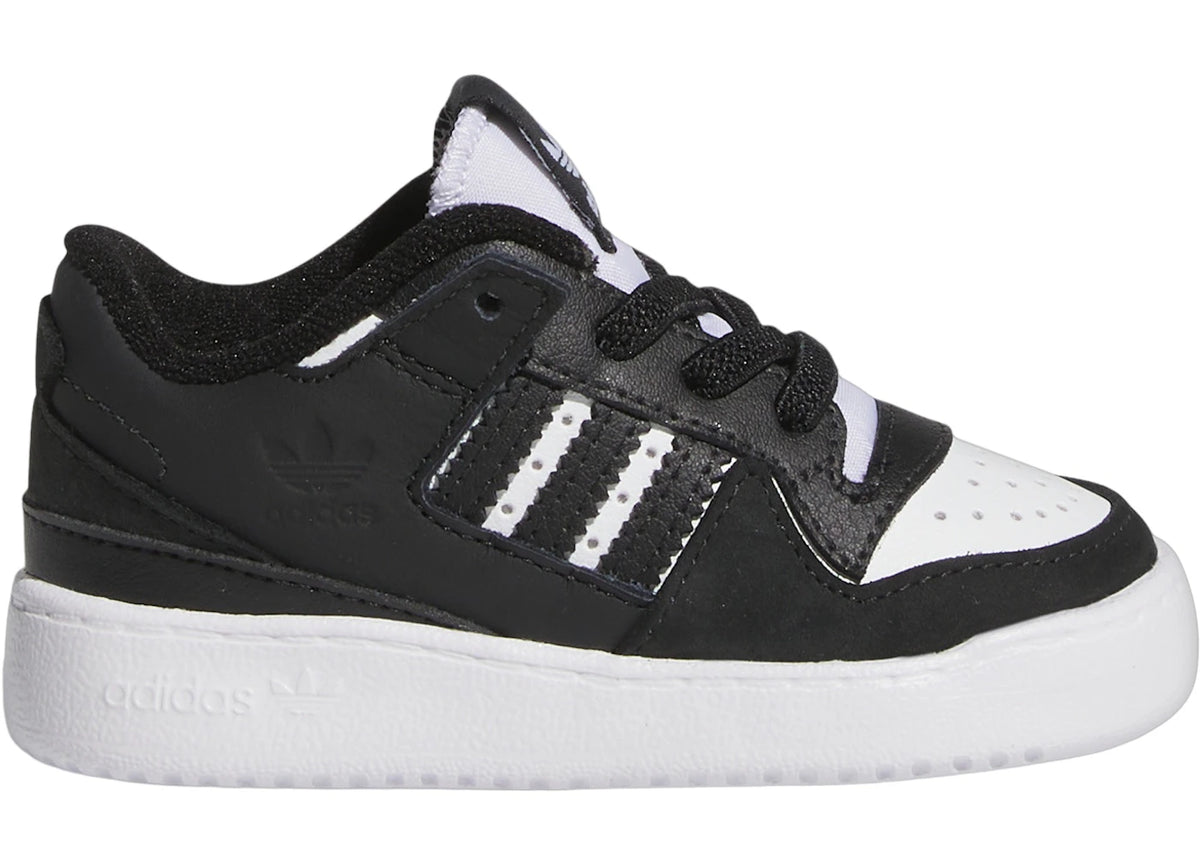 adidas Forum Low Core Black Cloud White Cream White (TD) - vue secondaire A