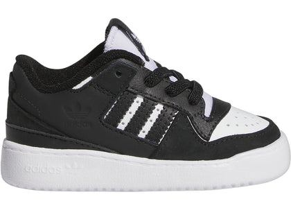 adidas Forum Low Core Black Cloud White Cream White (TD) - sneakers view 2