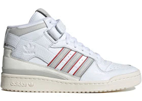 adidas Forum Mid Cloud White Grey Red