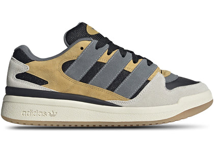 adidas Forum Puffed Black Oat Off White - authentic adidas sneakers