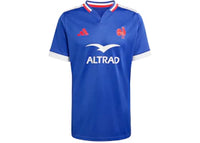 adidas France Rugby Home Replica Jersey Semi Lucid Blue
