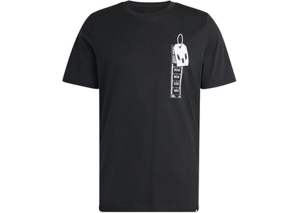 adidas Fun Graphic T-Shirt Black - apparel view 2