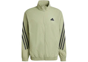 adidas Future Icons 3-Stripes Woven Track Jacket Tent Green