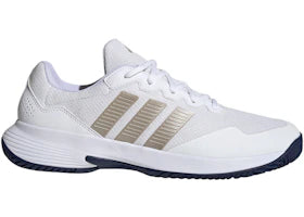 adidas Gamecourt 2 White Cyber Metallic Dark Blue - vue 360