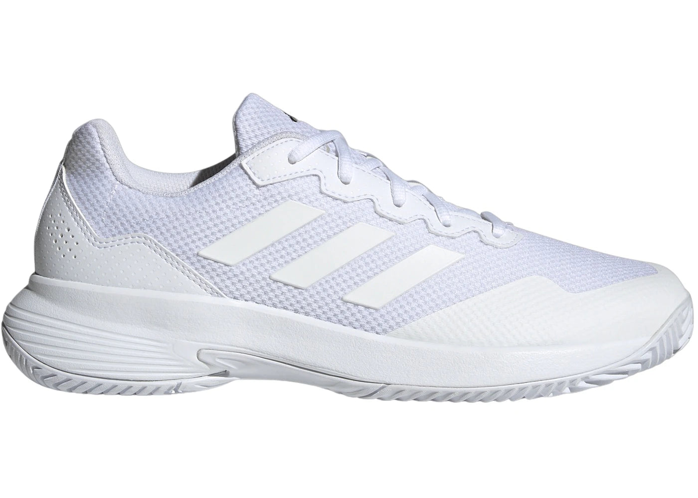 adidas Gamecourt 2.0 Cloud White Matte Silver - vue 360