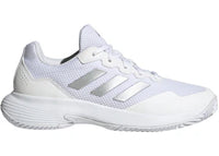 adidas Gamecourt 2.0 Cloud White Silver Metallic (Women's)