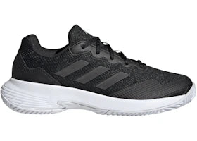 adidas Gamecourt 2.0 Core Black Silver Metallic (Women's) - vue 360