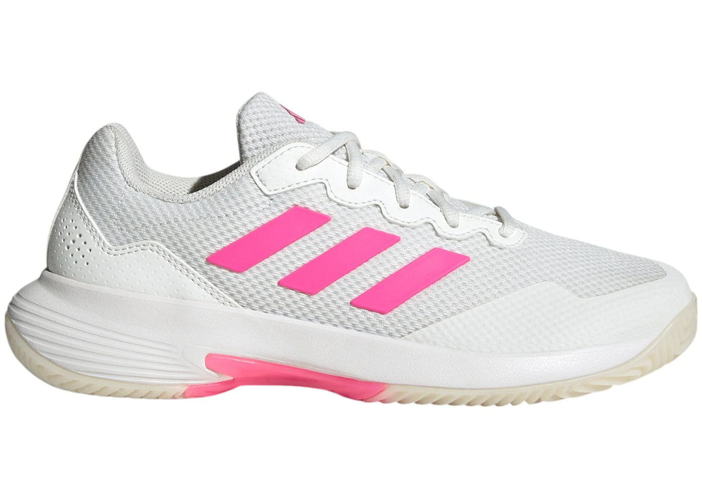 adidas Gamecourt 2.0 Core White Lucid Pink Core Black (Women's) - vue secondaire A