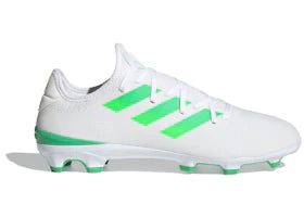 adidas Gamemode Knit FG White Screaming Green - vue 360