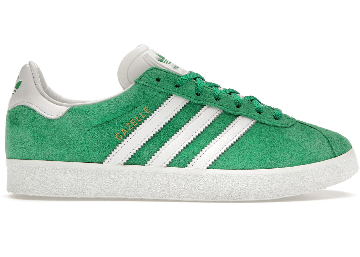 adidas Gazelle 85 Green White Gold Metallic