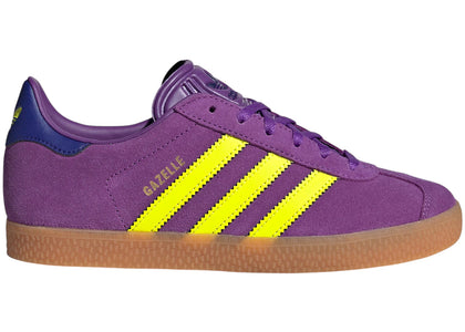 adidas Gazelle Active Purple Solar Yellow Collegiate Purple (GS) - sneakers view 2