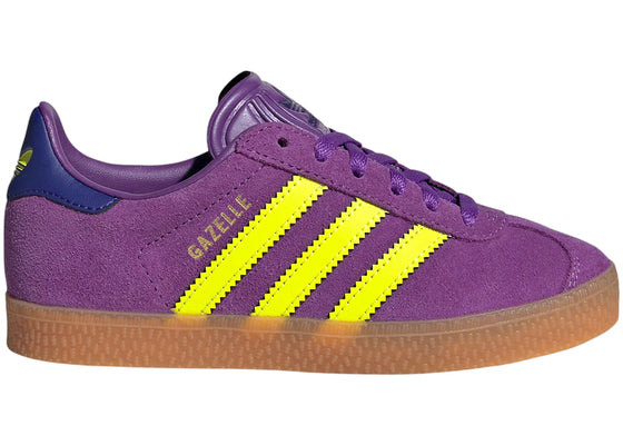 adidas Gazelle Active Purple Solar Yellow Collegiate Purple (PS) sneakers - authentic adidas shoes