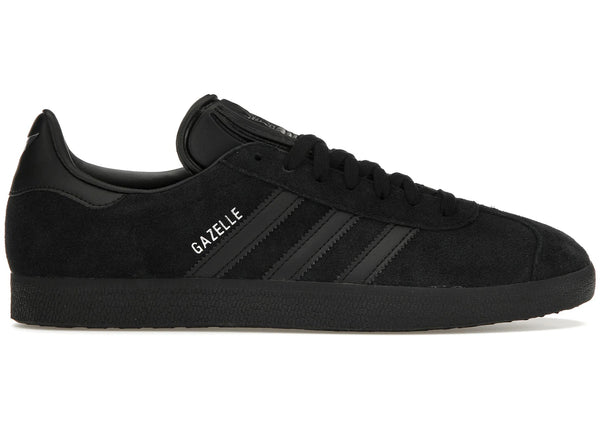 adidas Gazelle All Black Silver Metallic sneakers - authentic adidas shoes