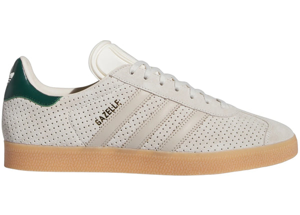 adidas Gazelle Aluminium Wonder Beige Collegiate Green sneakers - authentic adidas shoes