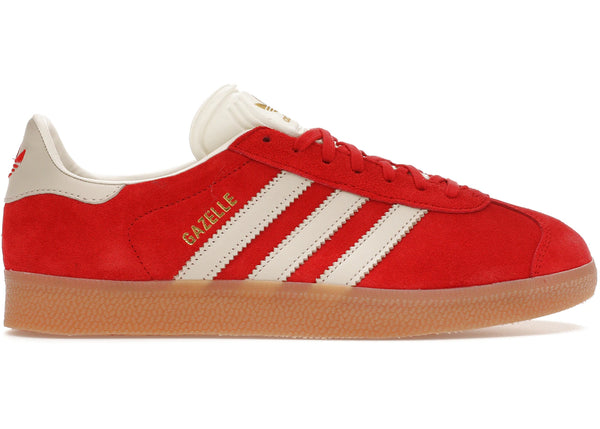 adidas Gazelle Better Scarlet Aluminum Gum (Women's) sneakers - authentic adidas shoes