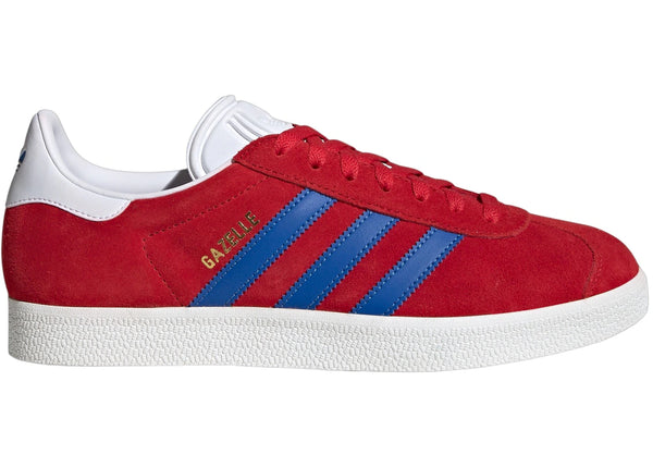 adidas Gazelle Better Scarlet Blue Core White sneakers - authentic adidas shoes