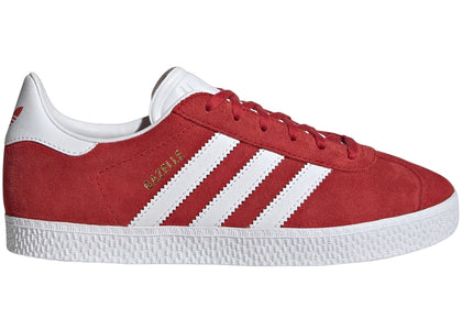 adidas Gazelle Better Scarlet Cloud White Gold Metallic (GS) - authentic adidas sneakers